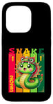 Coque pour iPhone 15 Pro Nouvel An chinois du serpent vert 2025 Zodiaque Lunaire