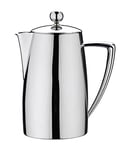 Café Stål Art Deco Cafetière 1200 ml en Acier Inoxydable 18/10, Finition Miroir