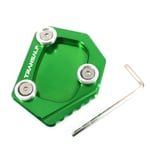 DTOYZ / FIT for - / XLV 600 650 700 Transalp/Dominator NX 650 FMX 650 CNC Kick Stand Pied Pied Côté Plaque De Support Plaque De Support Agrandir (Color : Green TRANSALP)