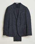 Boglioli K Jacket Linen Suit Navy