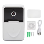 Smart Video Doorbell Camera White 1080P Wireless Night Vis-ion 2 Way Talk Wide