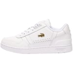 Baskets basses Lacoste  Baskets Femme  Ref 63171 216 Blanc Or