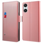 Plånboksfodral Spegel Sony Xperia 10 VI Rose gold