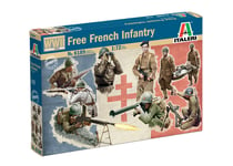 WWII Free French Infantry 1:72 Figurine Plastique Model Kit Italeri