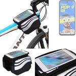 Pour Tecno Pop 9 5G Sac cadre Pochette Housse Etui Support Cycle Vélo bagagerie