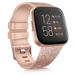 Watch för Fitbit Versa 2 SE-rem Silikon Sportarmband för Fitbit Versa Lite Armband Smartwatch Tillbehör s-rose gold size S for versa 2