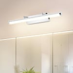 Dehobo Lampe Miroir Salle de Bain 9W 42CM - Applique Salle de Bain avec Interrupteur Blanc Neutre 4000K 730LM - Luminaire Salle de Bain Étanche IP44 Moderne LED Miroir Non Dimmable