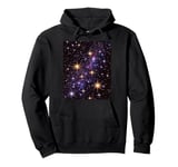 Starry Galaxy Scene for Space Lovers and Stargazers Pullover Hoodie