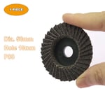 Polisseuse à Air,Mini disque à lamelles,roue Abrasive,tranche de coupe,outil de meuleuse d'angle 12V - Type 2 inch P80