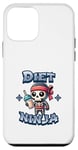 Coque pour iPhone 12 mini Cute Diet Ninja Shake Protéiné Squelette Ninja