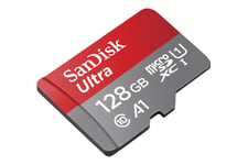 SanDisk Ultra - flashhukommelseskort - 128 GB - microSDXC UHS-I