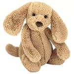 Jellycat Bashful Puppy Soft Toy, Toffee