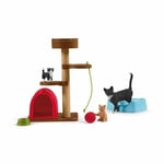 djur Schleich Playtime for cute cats Plast Katter