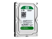 WD Green WD20EZRX - Disque dur - 2 To - interne - 3.5" - SATA 6Gb/s - mémoire tampon : 64 Mo - pour My Cloud EX2