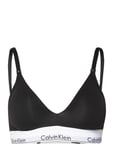 Lght Lined Triangle Lingerie Bras & Tops Maternity Bras Black Calvin Klein