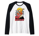 Disney Pixar Cars Lightning McQueen 3rd Birthday Peel Out Manche Raglan