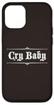 Coque pour iPhone 12/12 Pro Design gothique original CRY BABY