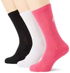 Nike Y NK Everyday Cush Crew 3PR-G Chaussettes Mixte Enfant, wh(s)/Vp(s)/Blk(s), FR : S (Taille Fabricant : S)