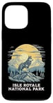 Coque pour iPhone 13 Pro Max Isle Royale National Park Grey Wolf Vacation Wildlife