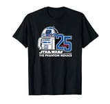 Star Wars The Phantom Menace 25th Anniversary Droid R2-D2 T-Shirt