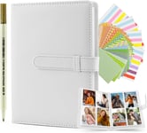 Album Photo De 256 Pochettes Pour Appareil Photo Instax Square, Compatible Avec Instax Mini, Papier Photo Polaroid Zinc, Kodak Zinc, Etc, Mini Album De 7,6 Cm Avec 20 Autocollants