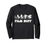 Movie Reviews For Film Buffs Pink Section Clapping Man Long Sleeve T-Shirt