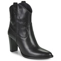 Bottines Myma  6717-CUIR-NOIR