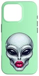 iPhone 16 Pro Alien with Full Beautiful Lips Case