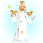 WIDMANN MILANO PARTY FASHION - Costume enfant ange, robe, auréole, enfant Jésus, Noël, Carnaval