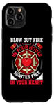 Coque pour iPhone 11 Pro Blow Out Fire In Your House Firefighter Fireman Firefighters