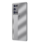 Gray AU Plug 6.5 Inch Smartphone 5G 6GB RAM 128GB ROM Memory For And-roid 12 New