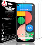 TECHGEAR [3 Pack Screen Protectors fit Google Pixel 4a 5G [Screen Angel Edition] [Case Friendly] [Bubble Free] [FULL Screen Coverage] HD Clear Flexible TPU Films (Not Pixel 4a)