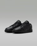 Genuine Nike Air Jordan 1 Low Top Black UK 6 EU 40 BNIB RRP 69.99