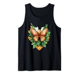 Nature Inspired Butterfly Graphic Cute Butterfly Tank Top