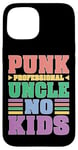 Coque pour iPhone 15 Punk Professional Uncle No Kids Relatif cool