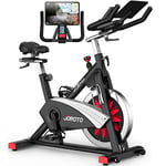 JOROTO X2PRO Bluetooth Exercise Bike for Home Use - Magnetic Belt Drive Indoor Cycling Bike with 16 KG Flywheel, 150 KG Weight Capacity