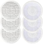 Replacement Steam Mop Pads for Shark S6002UK S7201UK Steam Mop, Reusable Steam