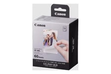 Canon SELPHY XC-60L Bulk Set - färg (cyan, magenta, gul) - original - bläckbandskassett och papperssats