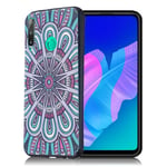 Huawei Imagine P40 Lite E kuoret - Mandala Kukka Monivärinen