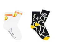 Dragon Ball Z Lightening And Goku 4 Star Anime 2 Pack Crew Socks