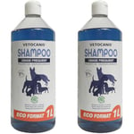 VETOCANIS Shampoing Format Eco Usage Fréquent pour Chien 1L (Lot de 2)