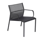 Fermob - Cadiz Low Armchair Anthracite 47 - Grå - Matstolar utomhus - Metall/Syntetiskt