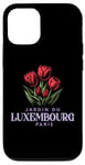 Coque pour iPhone 12/12 Pro Luxembourg Garden Paris France Tulipes