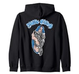 Billie Eilish Bling Music by Rock Off Zip Hoodie