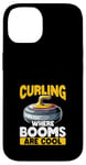 Coque pour iPhone 14 Le curling là où les balais sont cool