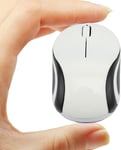 Mini souris sans fil mignonne pour ordinateur portable, petite taille, portable, compacte, voyage, souris optique USB, 3 boutons, 1600 dpi, souris sans fil pour PC, ordinateur portable, MacBook