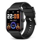 Smart Watch for Men, 1.91" HD Touch Screen Smartwatch with 100+ Sports, Blood Pressure, Heart Rate, Blood Oxygen, Sleep Monitor, IP68 Waterproof Fitness Tracker Compatible with Android iOS iPhone