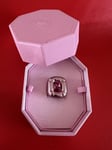 Swarovski Dulcis Pink Cushion Cut Cocktail Ring 5609726 Size 60 New Boxed❤️💕