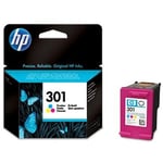 HP 301 color ink cartridge, blistered