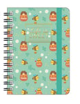 Legami: Small Weekly 12 Month 2025 Diary Spiral Bound - Bee (8.5 x 13cm)